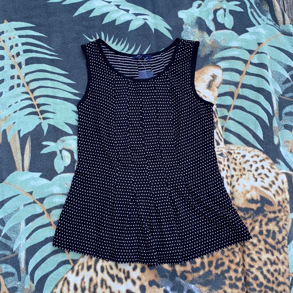 Max Edition Pleated Peplum Top